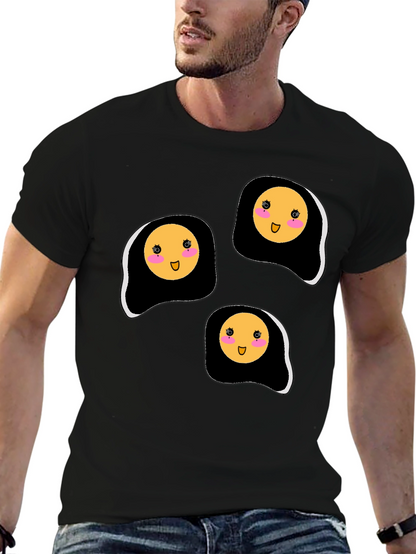 Cute Kawaii Fried Eggs Graphic T-Shirt