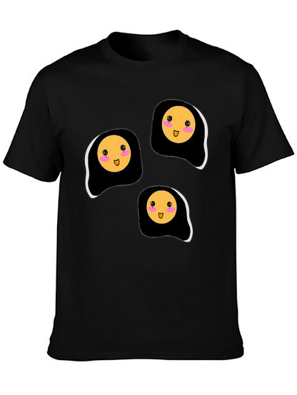Cute Kawaii Fried Eggs Graphic T-Shirt