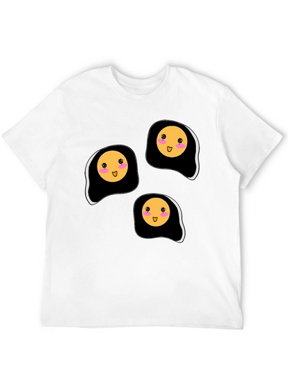 Cute Kawaii Fried Eggs Graphic T-Shirt