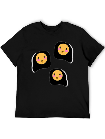 Cute Kawaii Fried Eggs Graphic T-Shirt