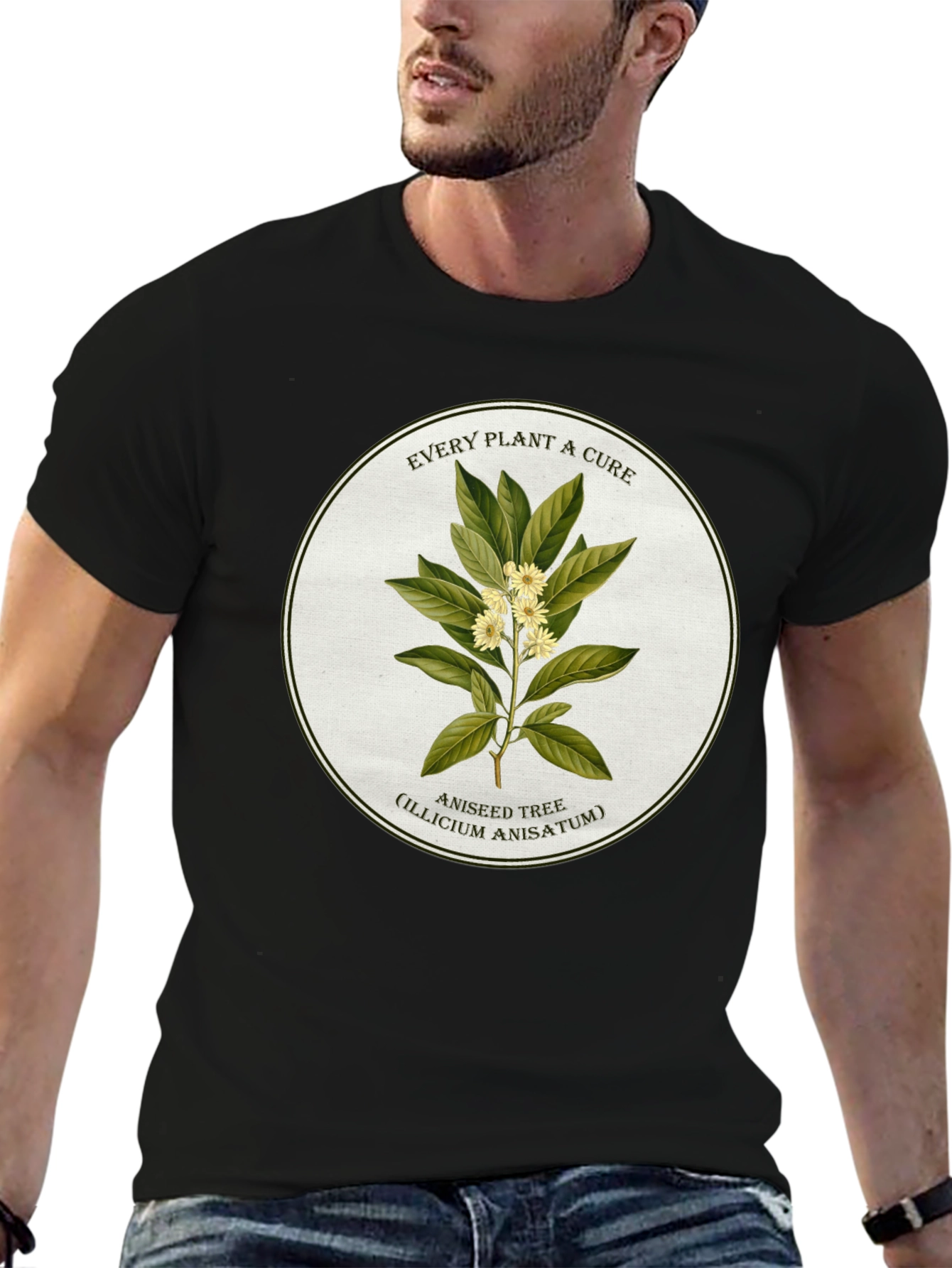 Aniseed Tree Plant Cure Graphic T-Shirt