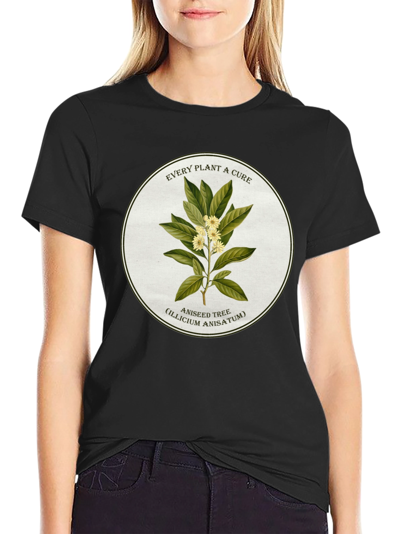 Aniseed Tree Plant Cure Graphic T-Shirt