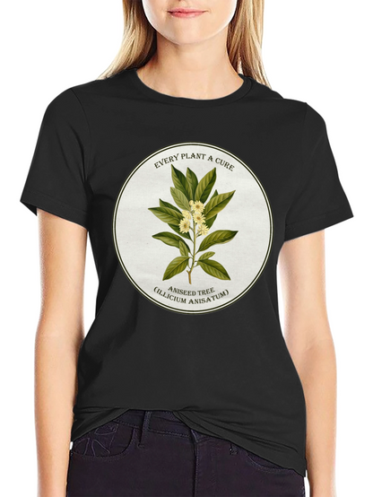 Aniseed Tree Plant Cure Graphic T-Shirt