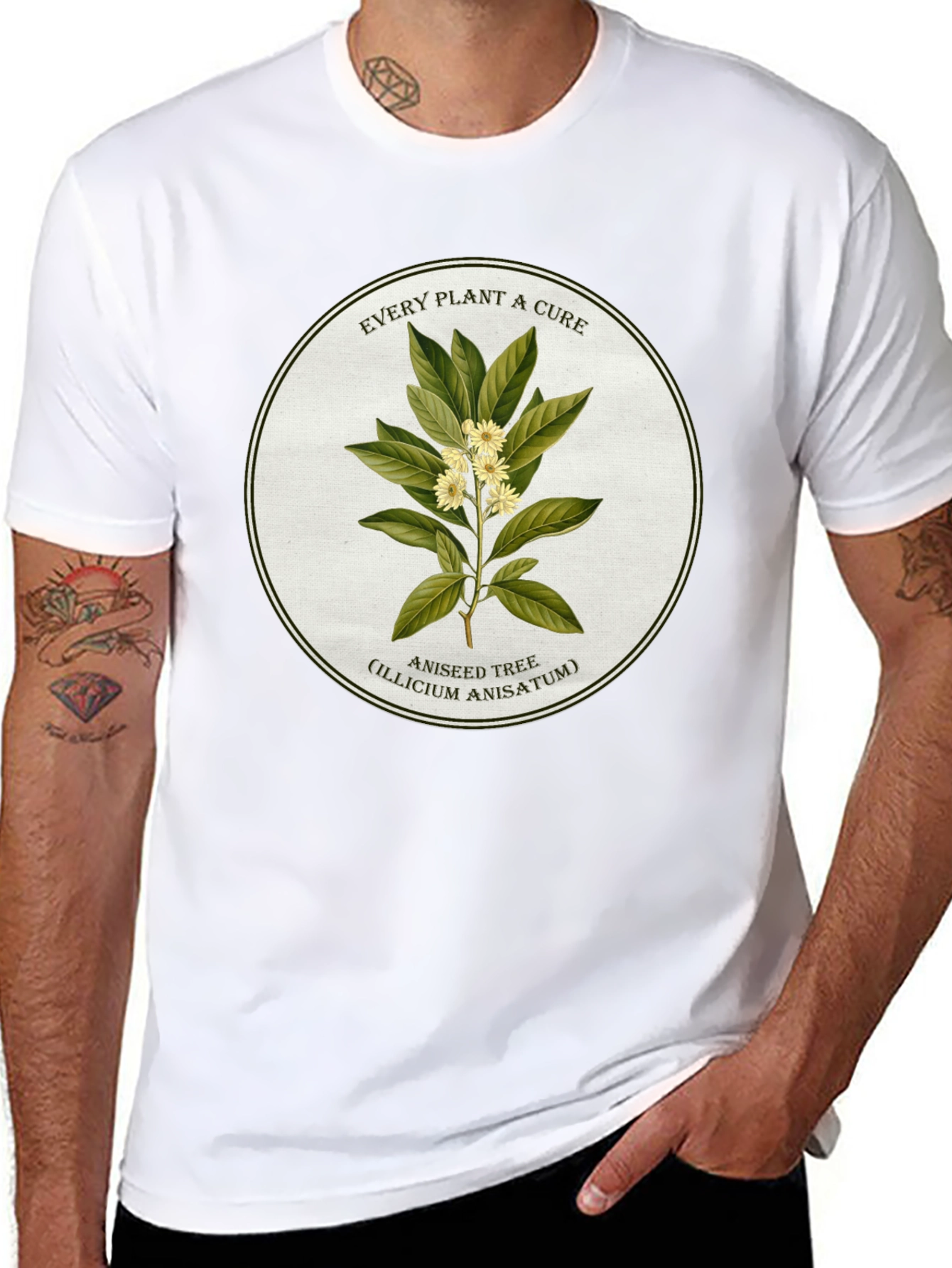 Aniseed Tree Plant Cure Graphic T-Shirt