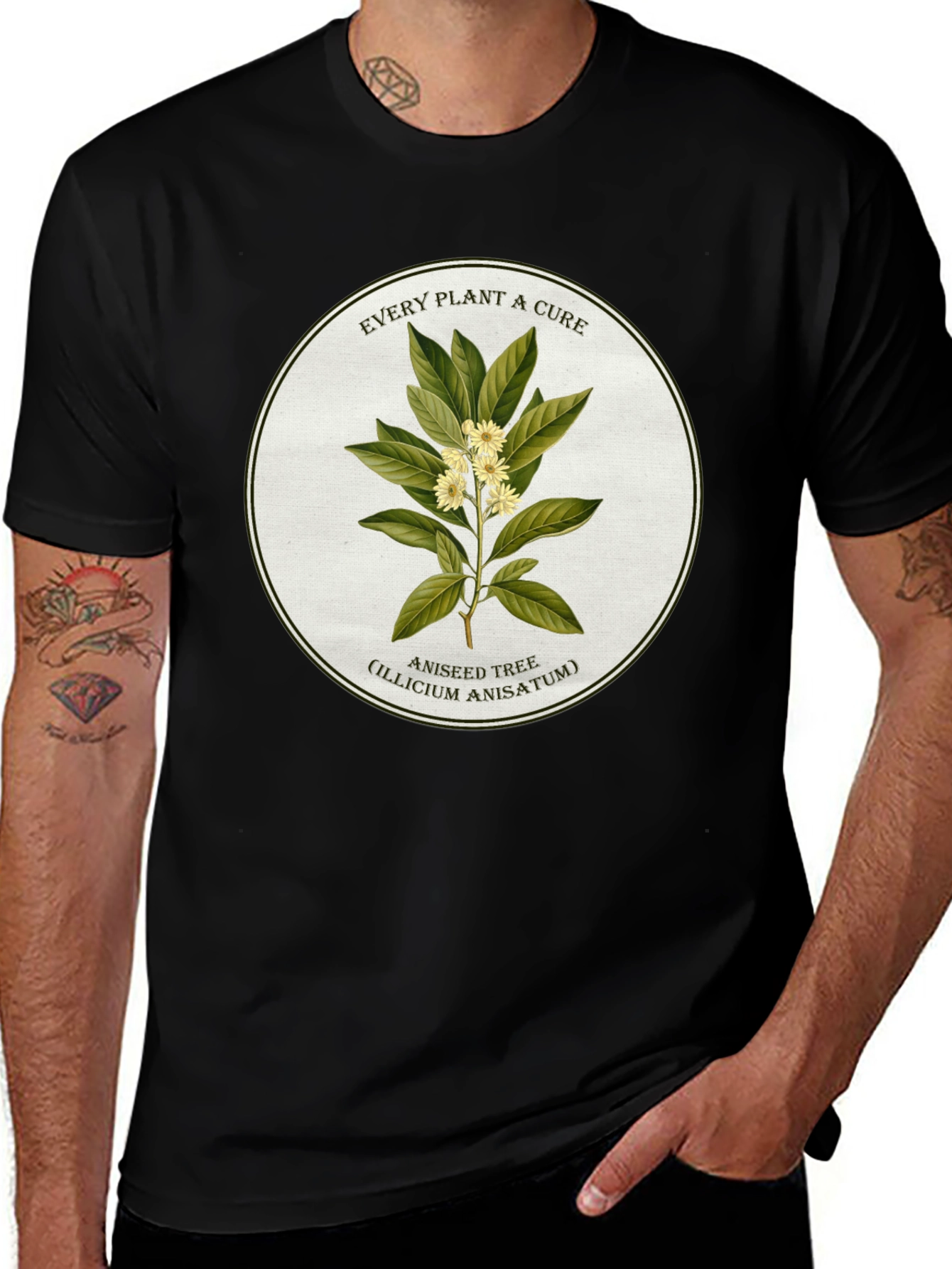 Aniseed Tree Plant Cure Graphic T-Shirt