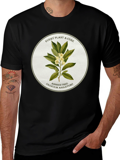 Aniseed Tree Plant Cure Graphic T-Shirt