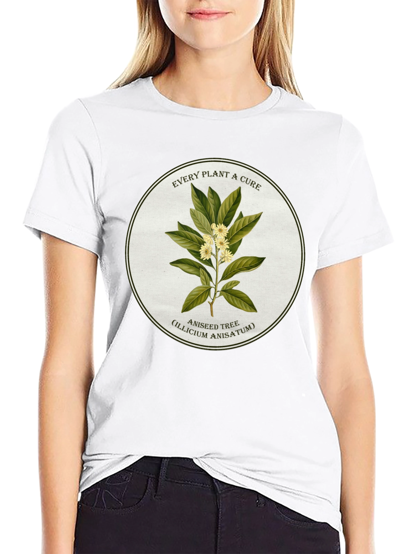 Aniseed Tree Plant Cure Graphic T-Shirt