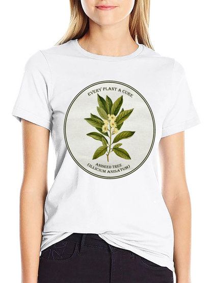 Aniseed Tree Plant Cure Graphic T-Shirt