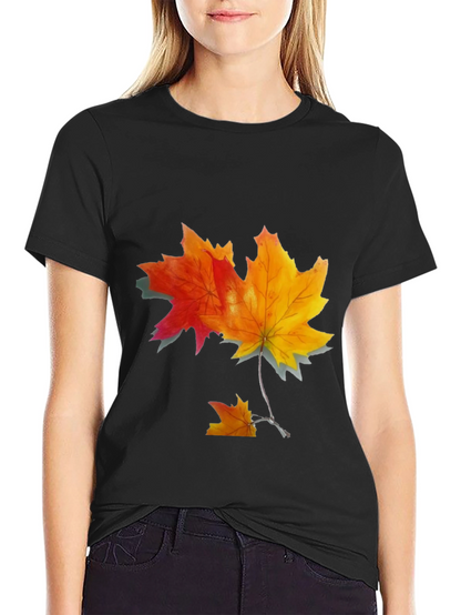 Autumn Maple Leaf Graphic Tee