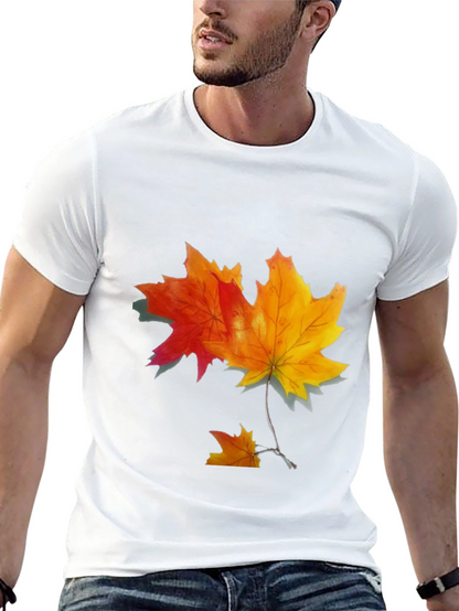 Autumn Maple Leaf Graphic Tee