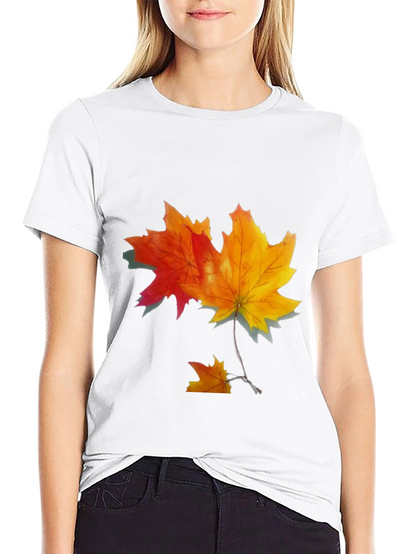 Autumn Maple Leaf Graphic Tee