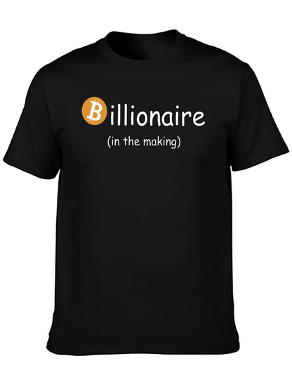 Bitcoin Billionaire T-Shirt: Crypto Investor Tee