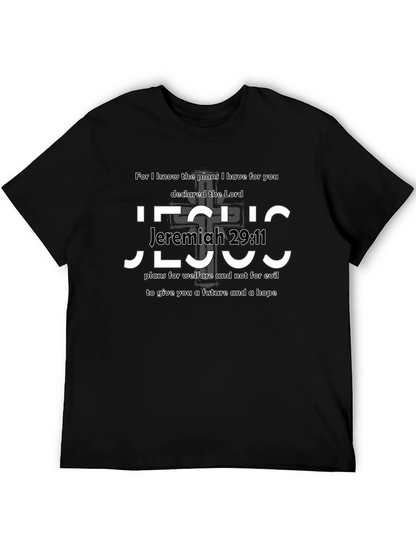 Jeremiah 29:11 Bible Verse Graphic T-Shirt