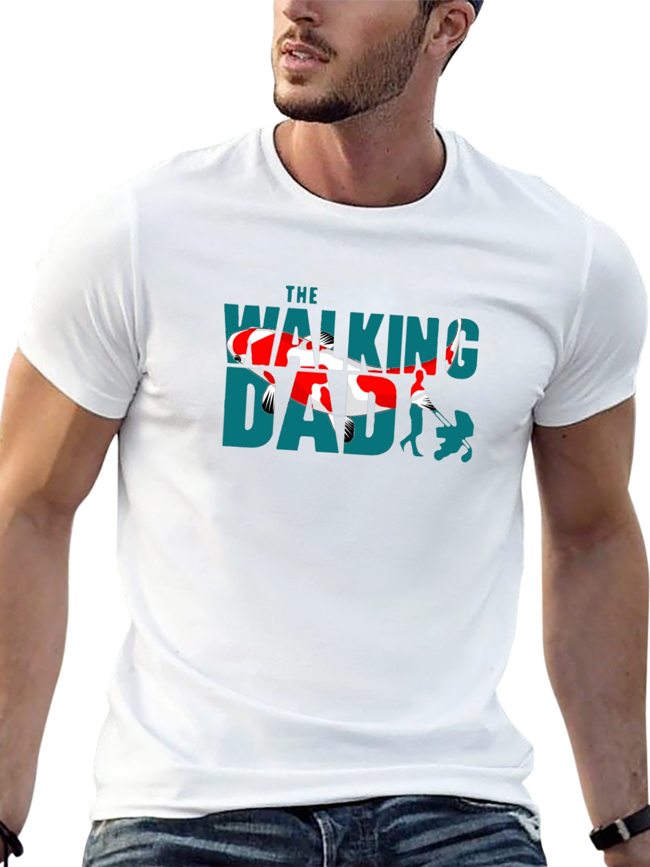 The Walking Dad T-Shirt - Fathers Day Gift
