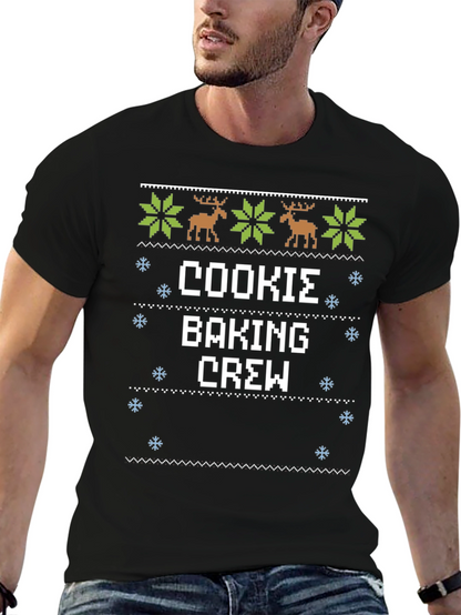 Cookie Baking Crew Ugly Christmas Sweater T-Shirt