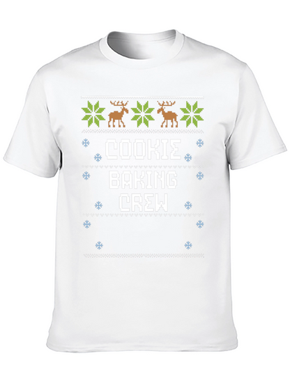 Cookie Baking Crew Ugly Christmas Sweater T-Shirt