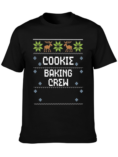 Cookie Baking Crew Ugly Christmas Sweater T-Shirt
