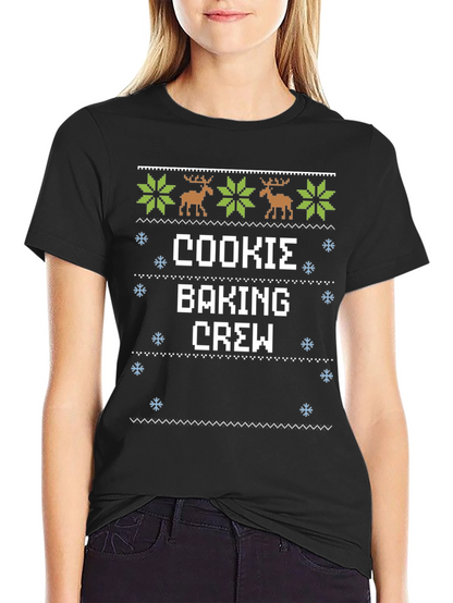 Cookie Baking Crew Ugly Christmas Sweater T-Shirt