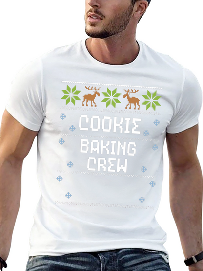 Cookie Baking Crew Ugly Christmas Sweater T-Shirt