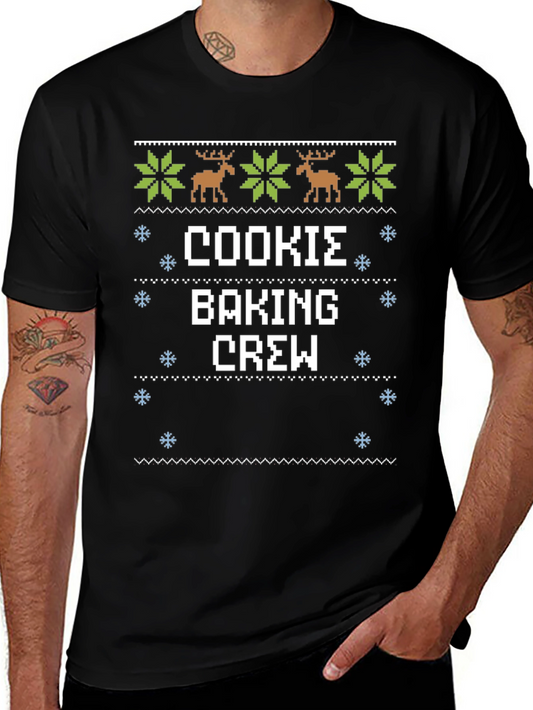 Cookie Baking Crew Ugly Christmas Sweater T-Shirt