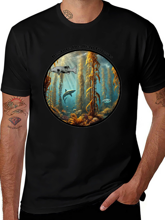Kelp Forest Graphic Tee - Restore the Ocean!