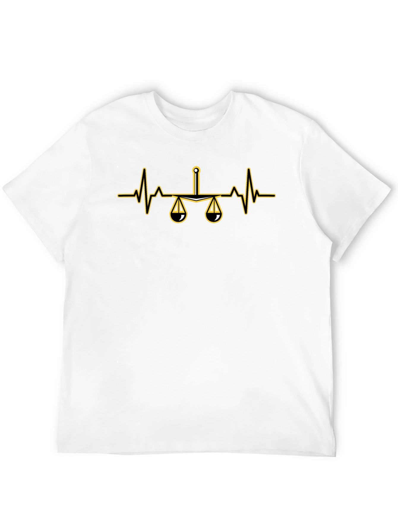 Scales of Justice Heartbeat T-Shirt