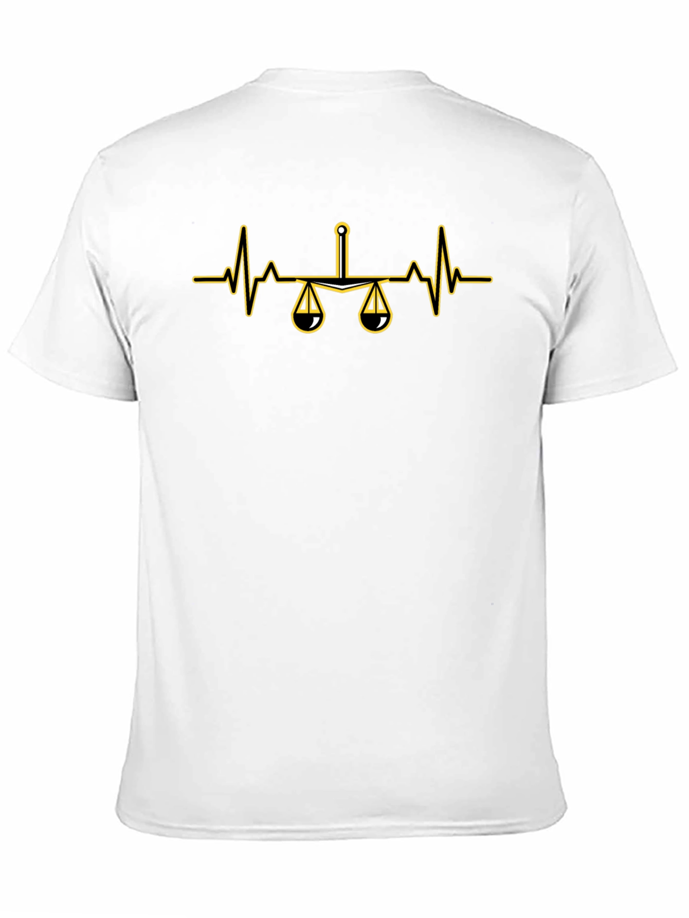 Scales of Justice Heartbeat T-Shirt