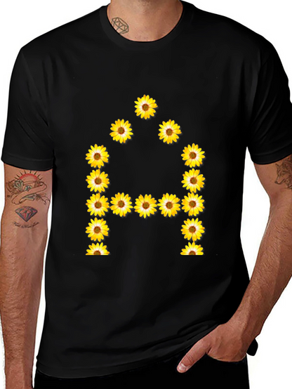Sunflower Letter A T-Shirt