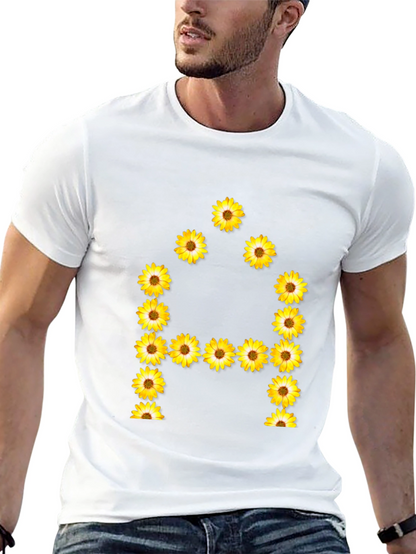 Sunflower Letter A T-Shirt