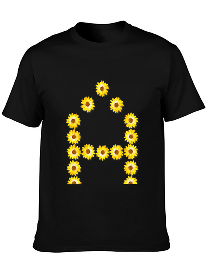 Sunflower Letter A T-Shirt