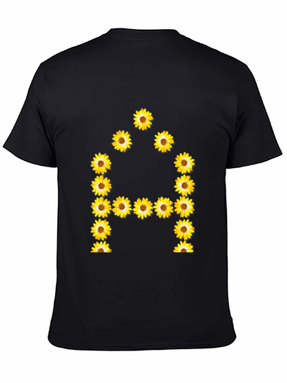 Sunflower Letter A T-Shirt