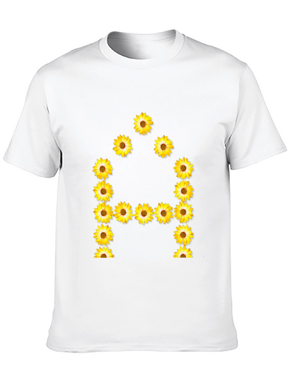 Sunflower Letter A T-Shirt