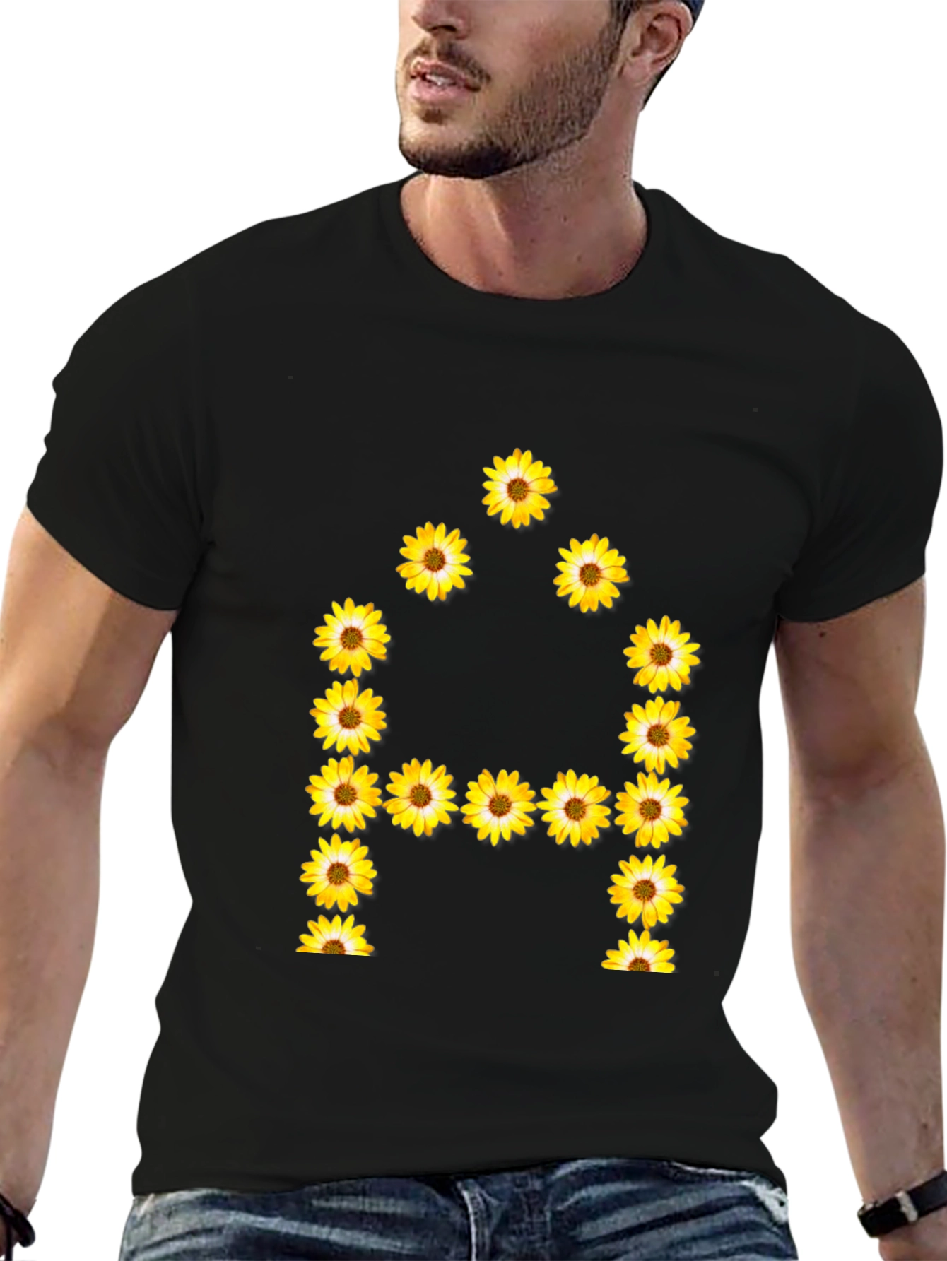Sunflower Letter A T-Shirt