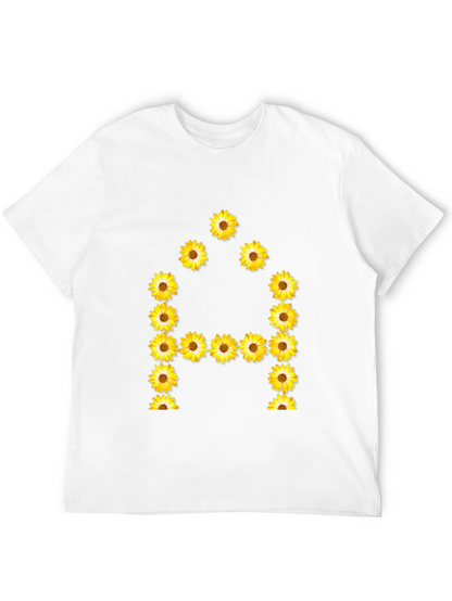 Sunflower Letter A T-Shirt