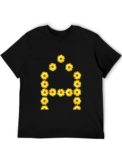 Sunflower Letter A T-Shirt