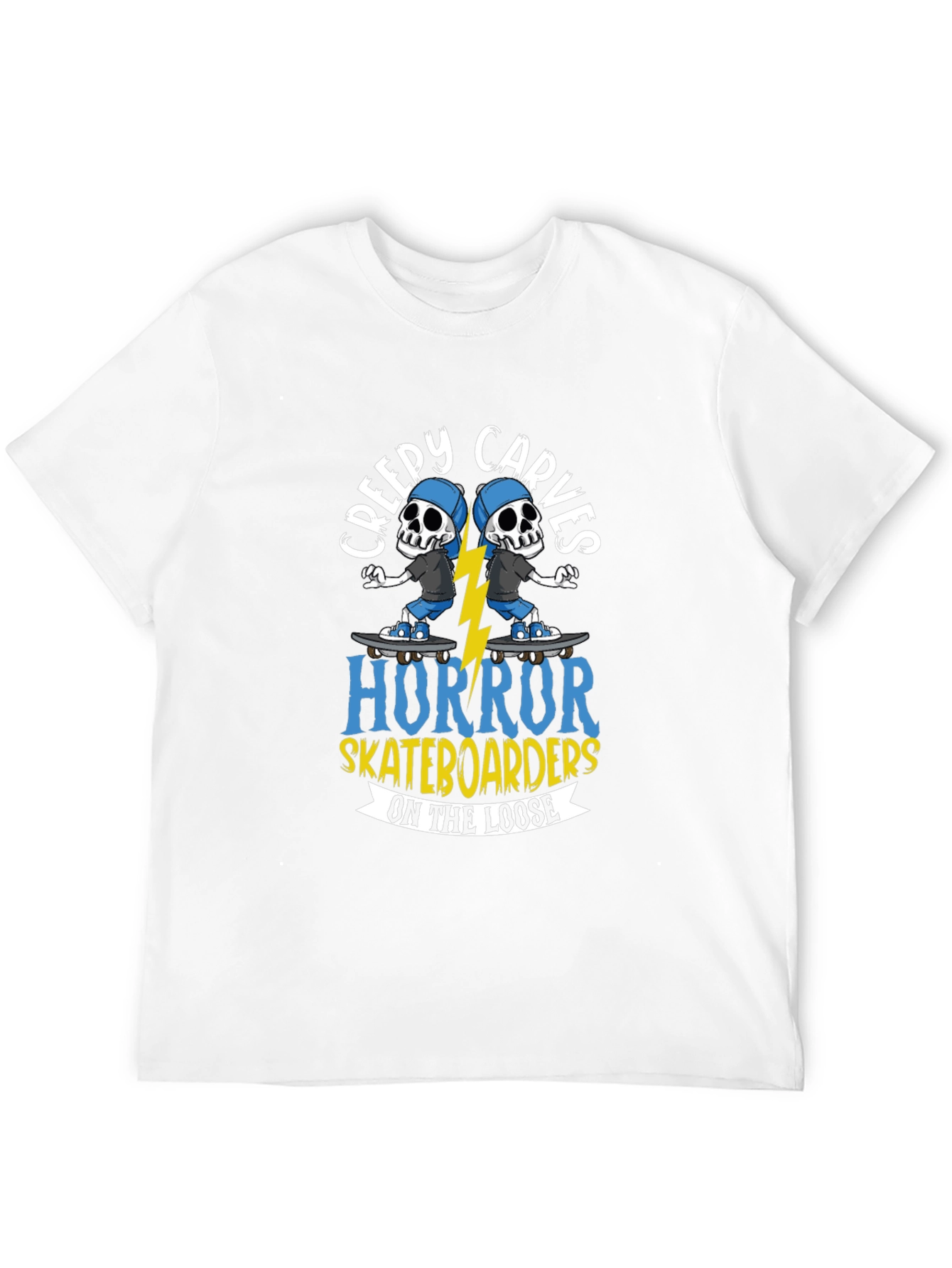 Creepy Carves Horror Skateboarders T-Shirt