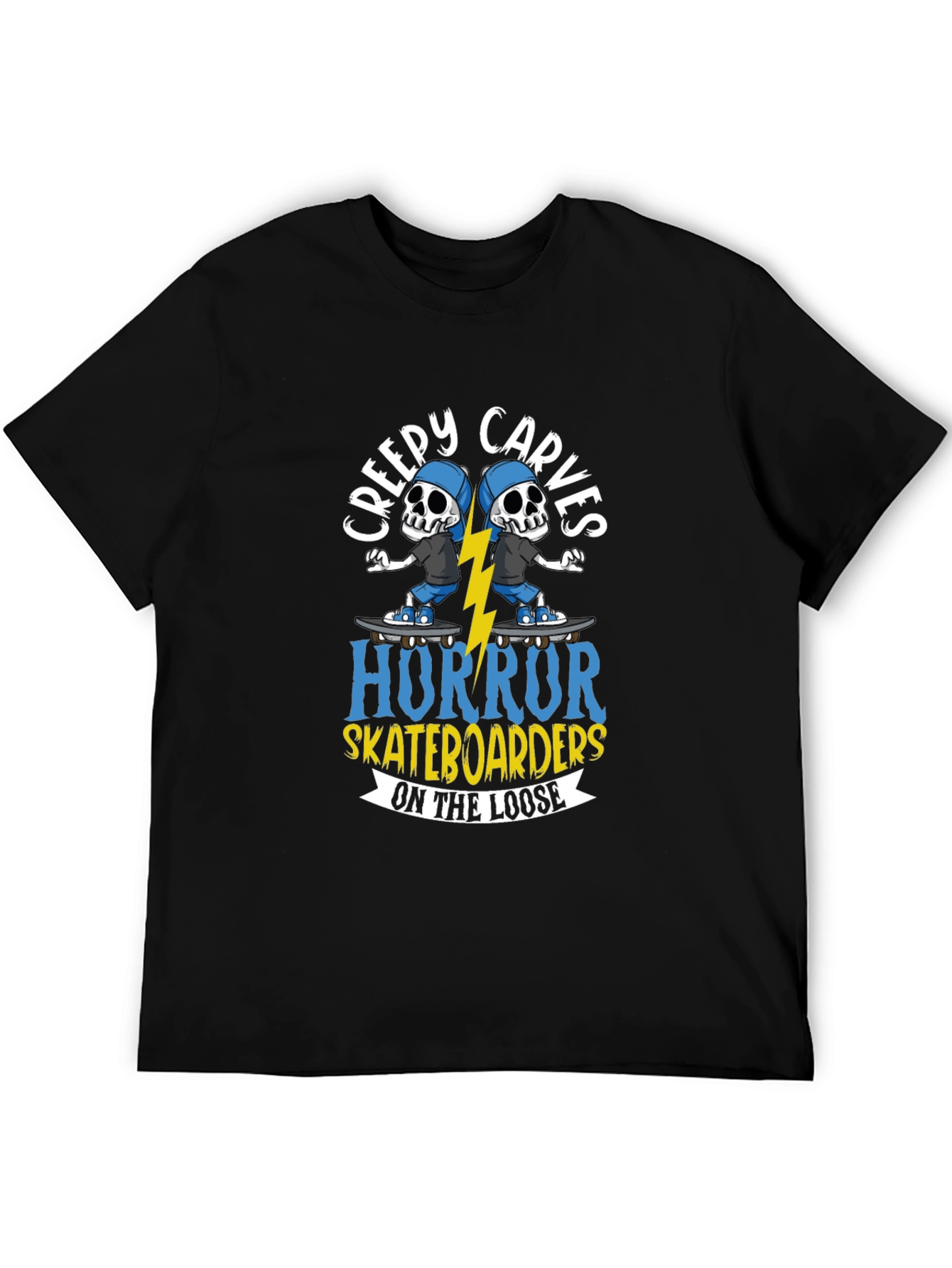 Creepy Carves Horror Skateboarders T-Shirt