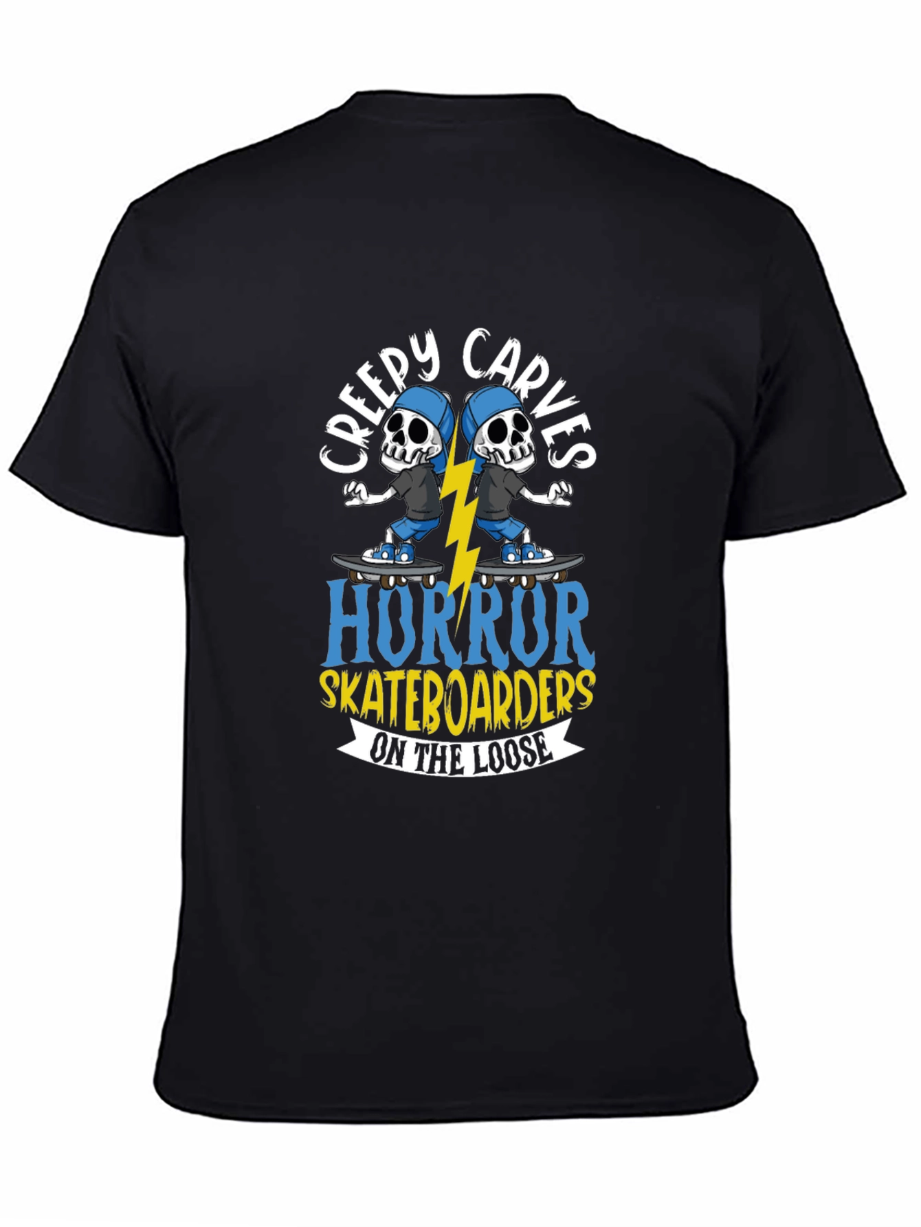 Creepy Carves Horror Skateboarders T-Shirt