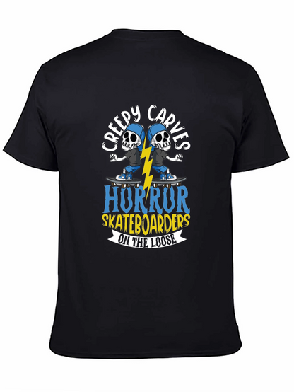 Creepy Carves Horror Skateboarders T-Shirt