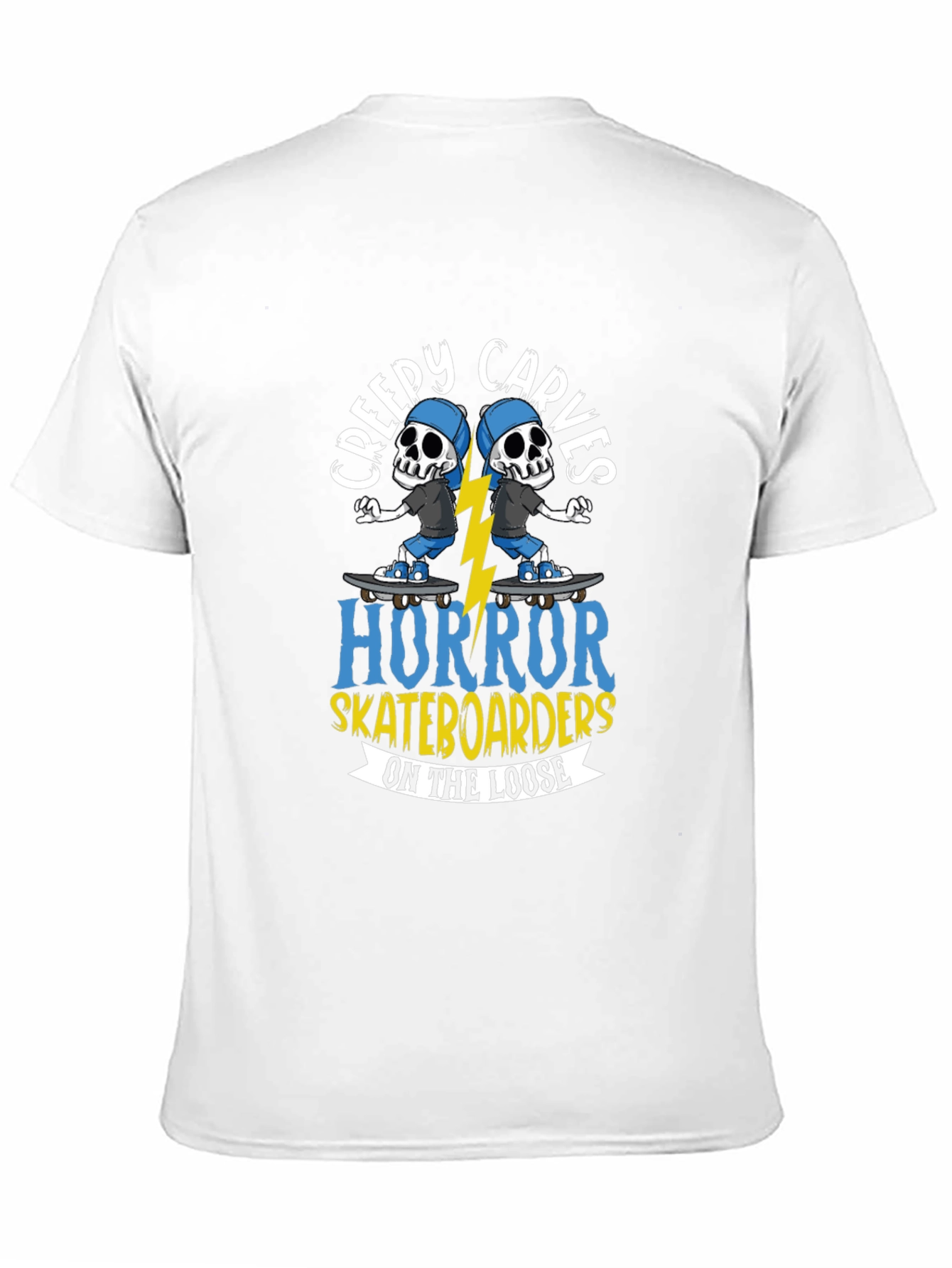 Creepy Carves Horror Skateboarders T-Shirt
