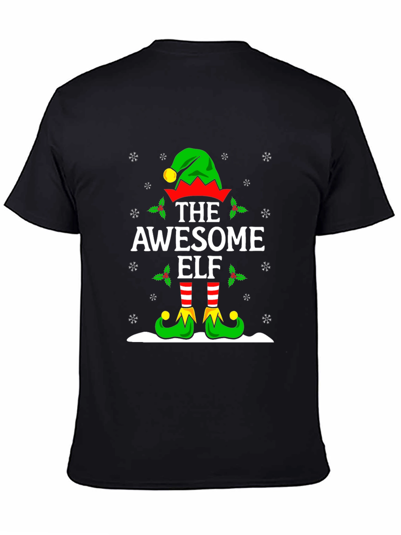 Awesome Elf Christmas T-Shirt