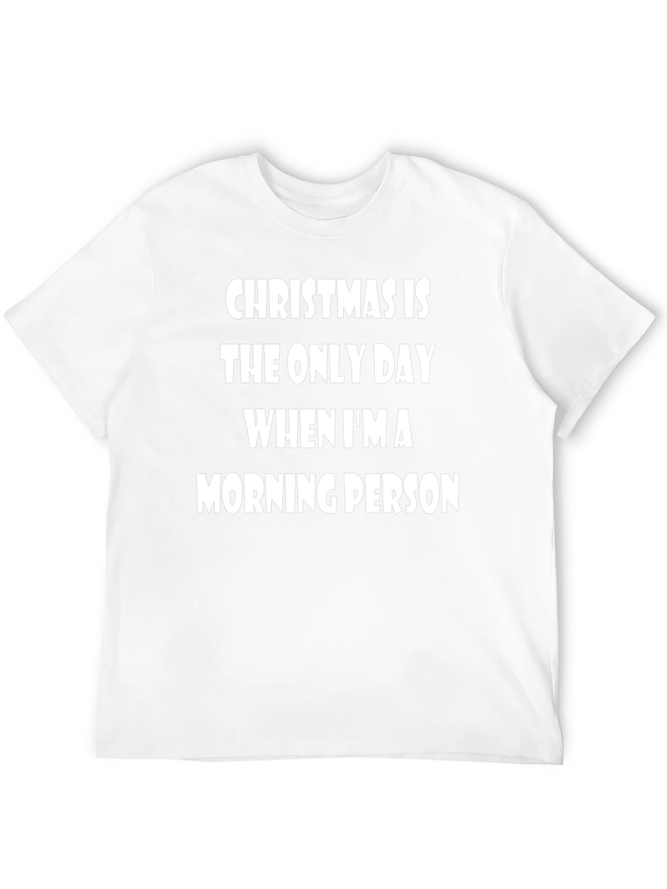 Funny Christmas Morning Person T-Shirt