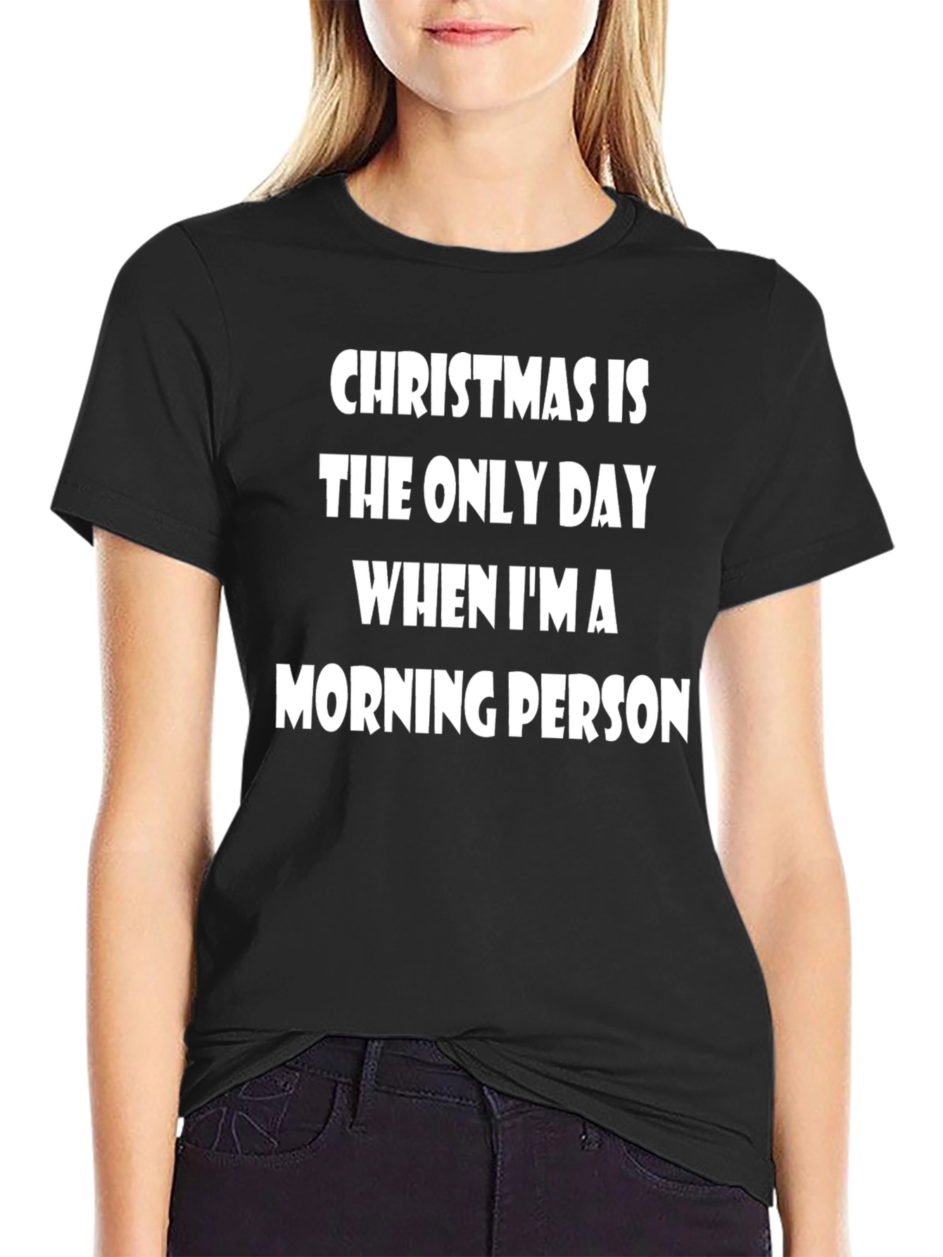 Funny Christmas Morning Person T-Shirt