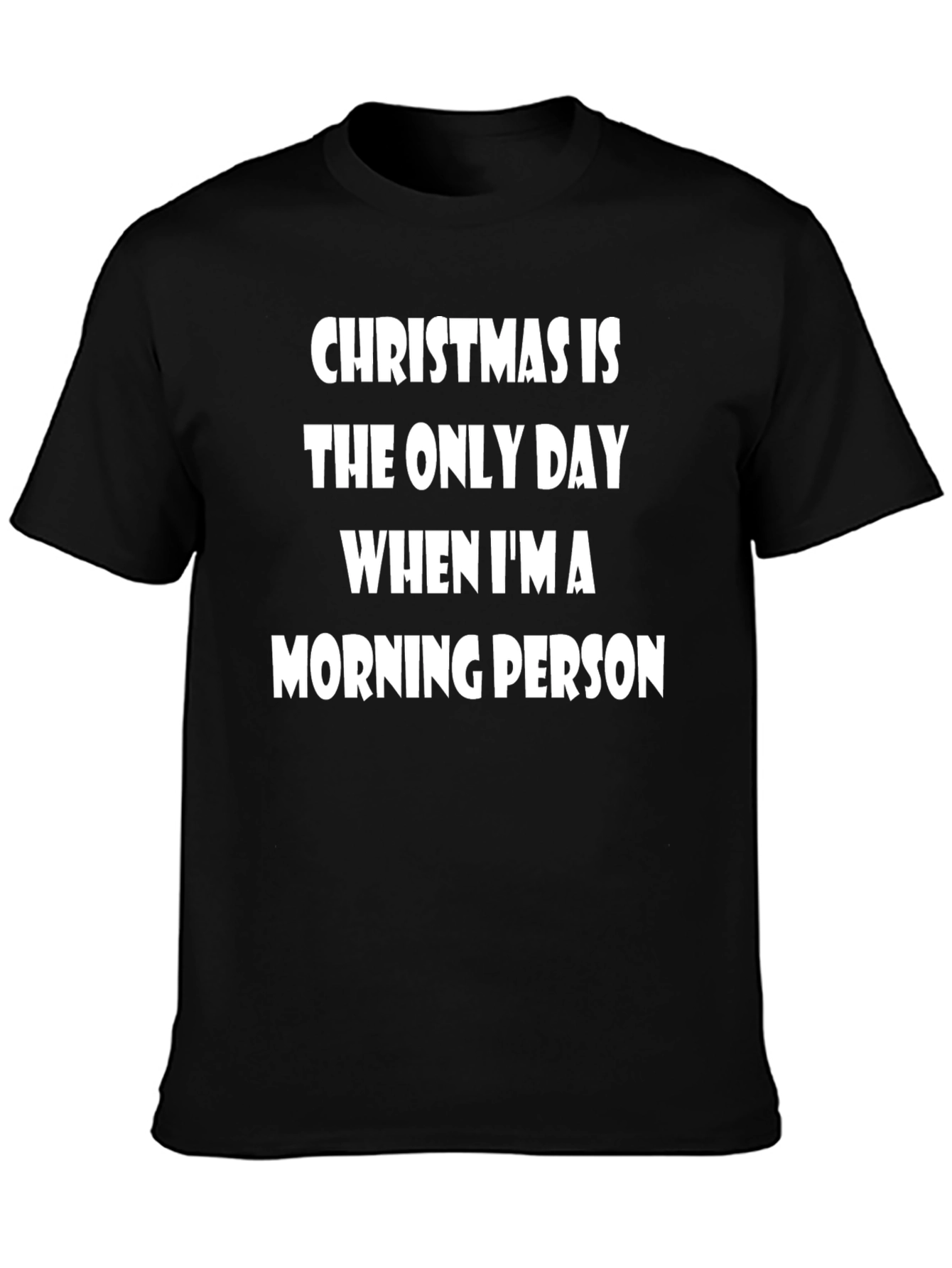 Funny Christmas Morning Person T-Shirt