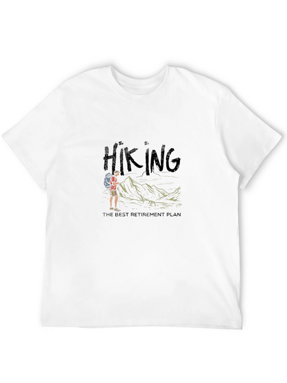 Hiking Retirement Plan Black T-Shirt