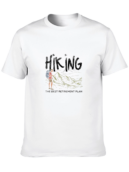 Hiking Retirement Plan Black T-Shirt