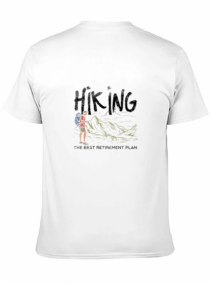 Hiking Retirement Plan Black T-Shirt