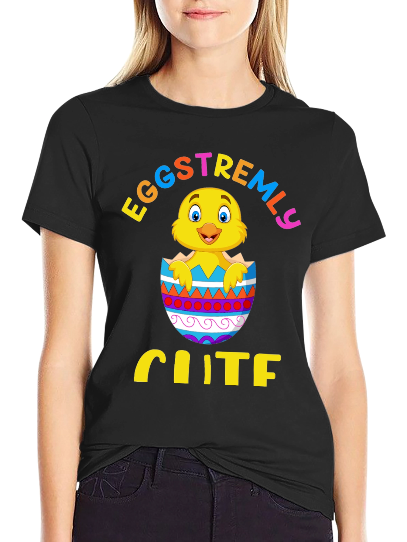 Eggstremely Cute Chick Easter T-Shirt