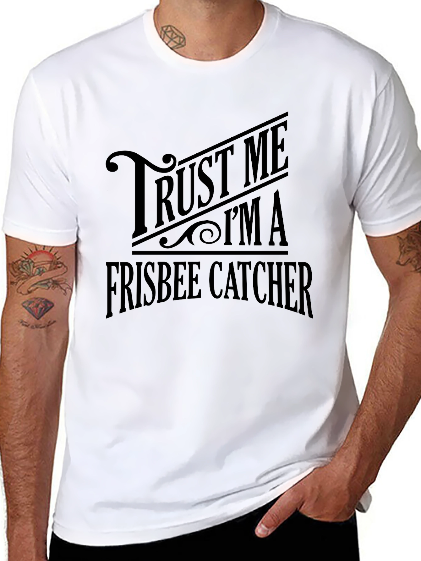 Trust Me Im A Frisbee Catcher Graphic T-Shirt