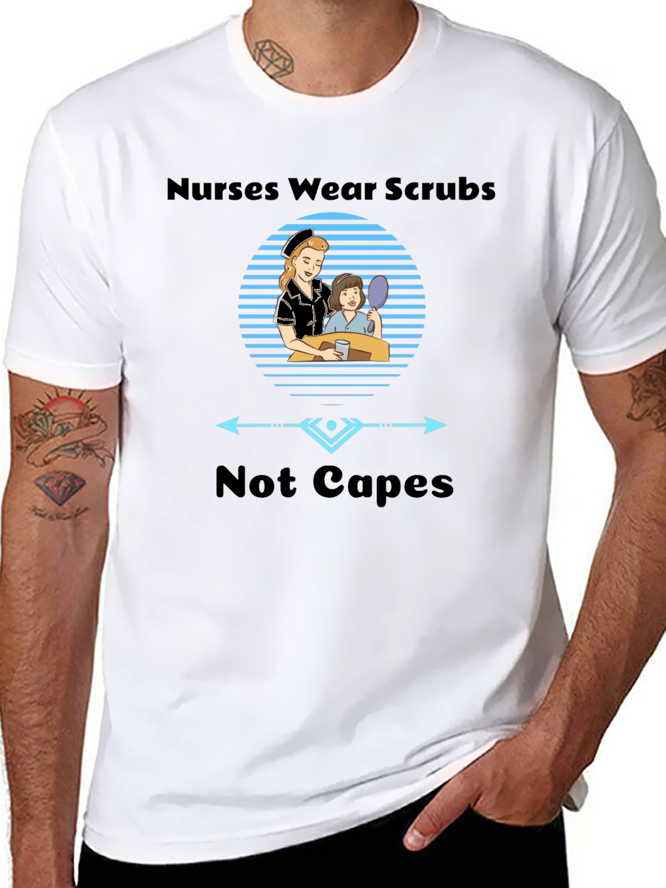 Nurses Wear Scrubs T-Shirt